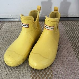 HUNTER for Target Yellow boots size 7